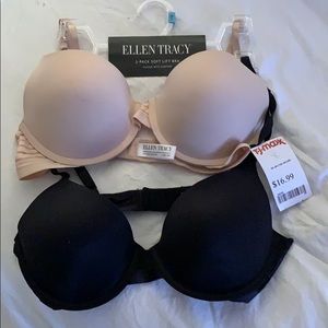 2 Pack Ellen Tracy Soft Lift Bras